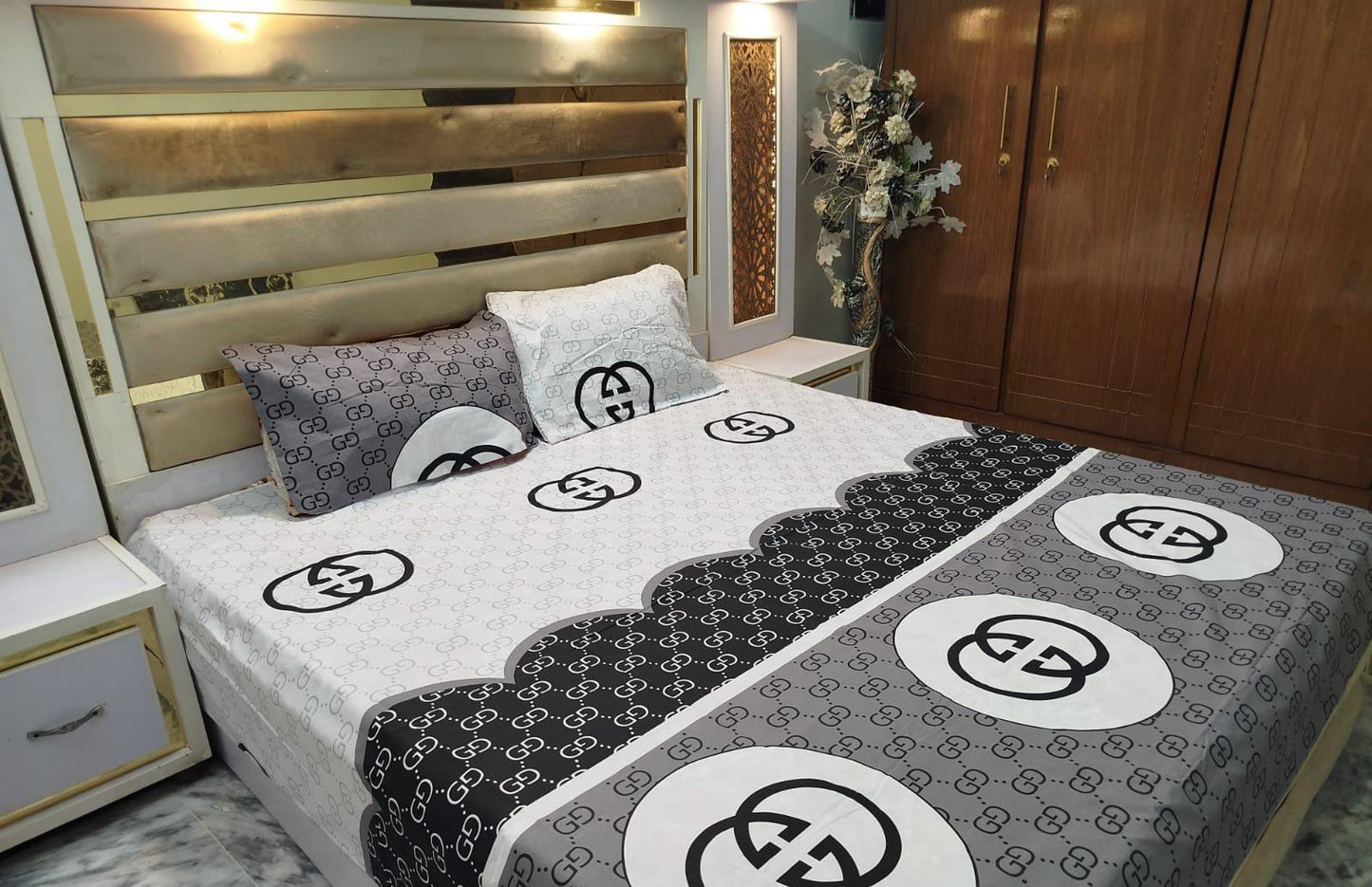 Cotton double bedsheets