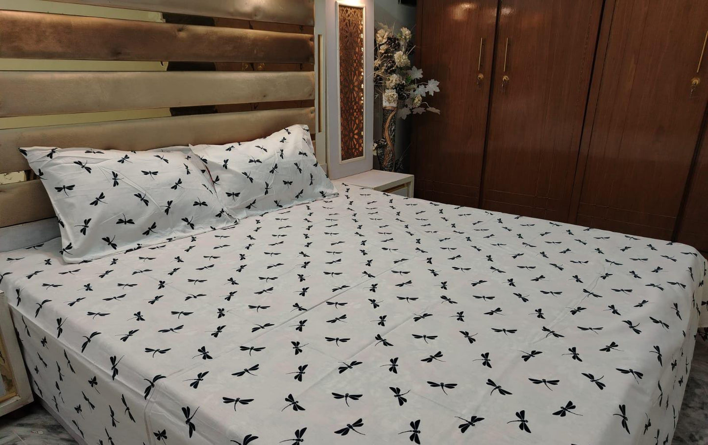 Cotton double bedsheets