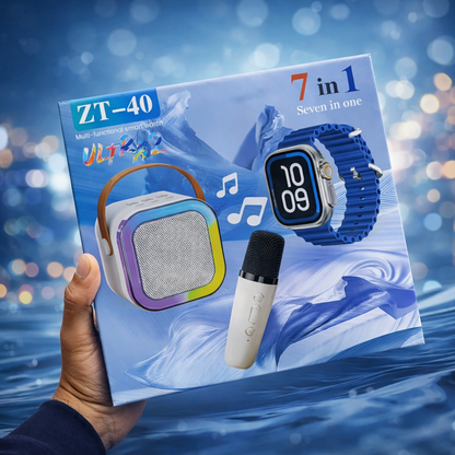 MIC SPEAKER  WITH SMART WATCH