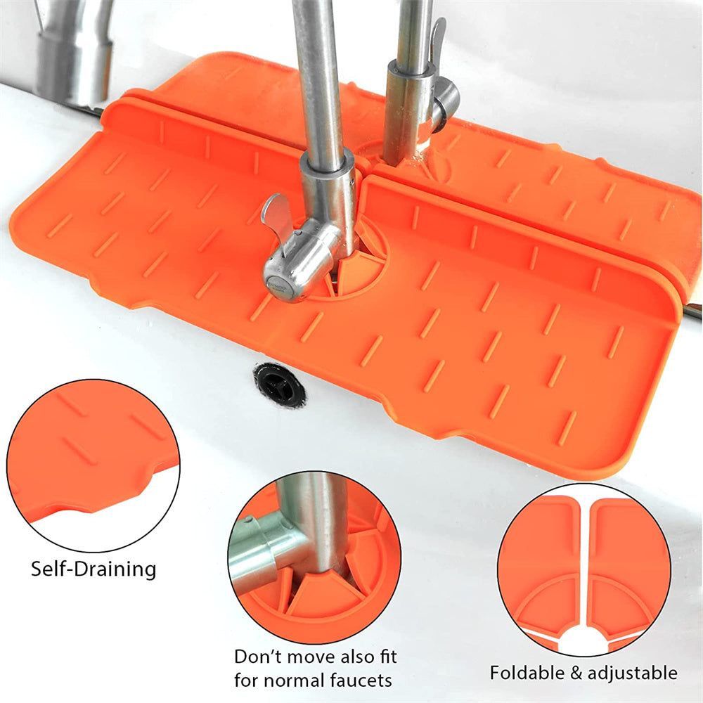 Restock - Silicone Faucet Sink Draining Mat Water