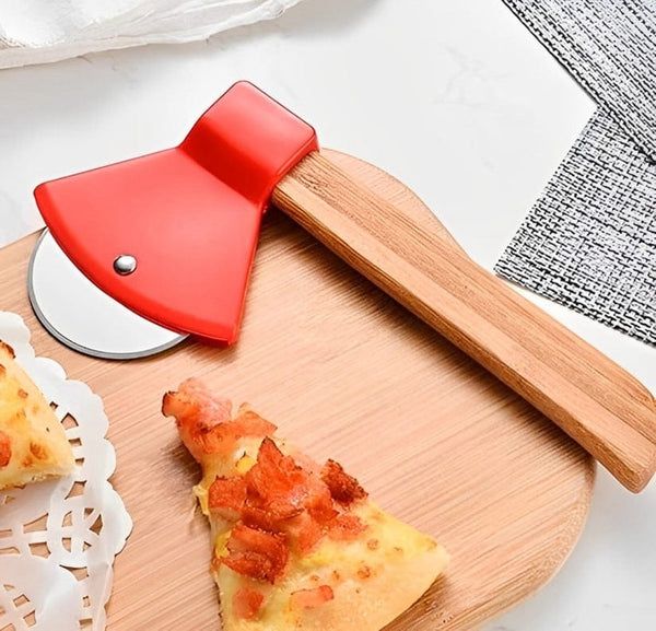 🍕 Imported 🇨🇳 Wooden Premium Pizza Cutter