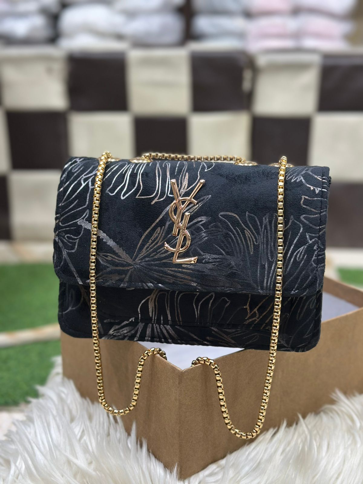 High Quality YSL Cross BodyBags With Long Chain