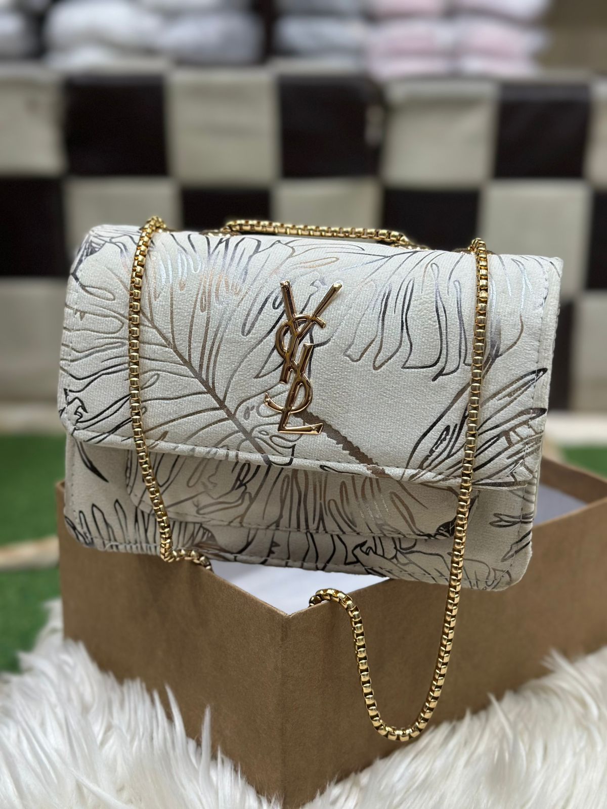 High Quality YSL Cross BodyBags With Long Chain