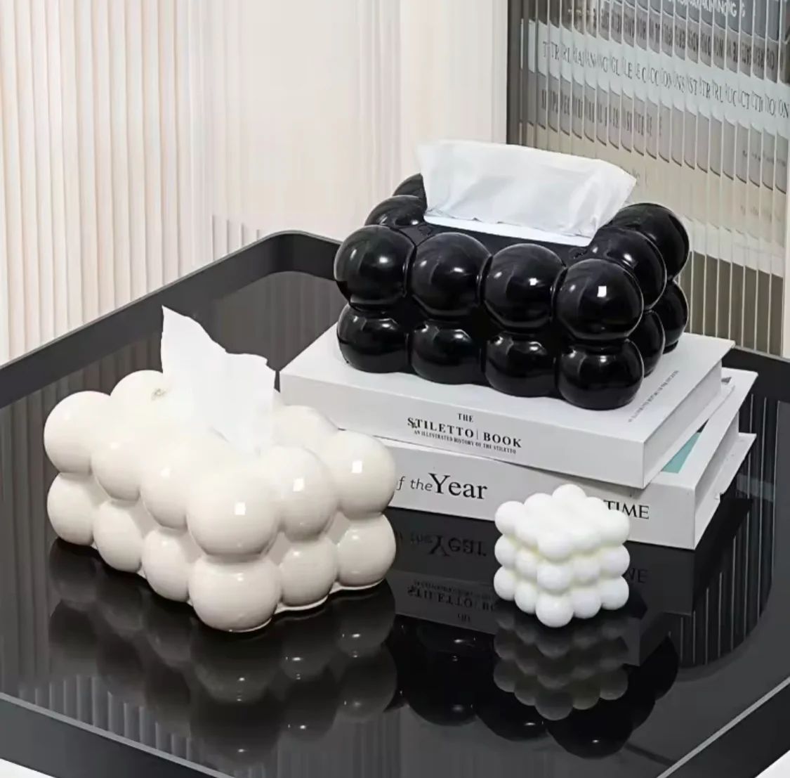 NEW BUBBLY TISSUE PAPER BOX