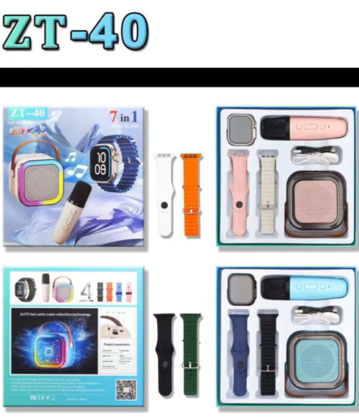 MIC SPEAKER  WITH SMART WATCH