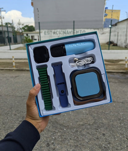 MIC SPEAKER  WITH SMART WATCH
