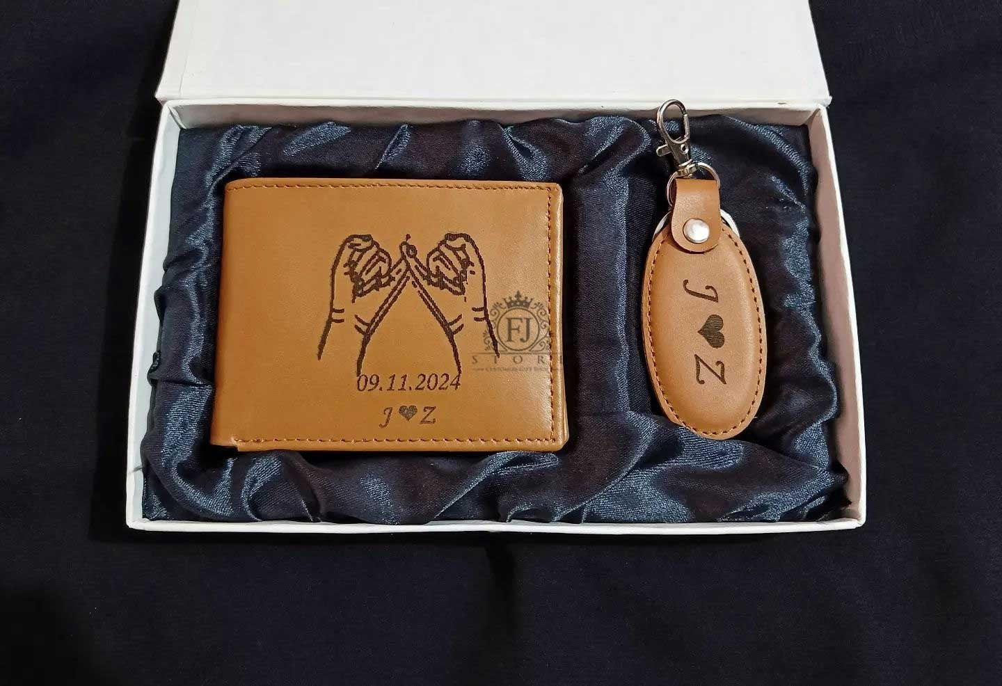 PICTURE WALLET WITH KEYCHAIN