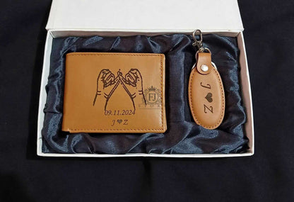 PICTURE WALLET WITH KEYCHAIN
