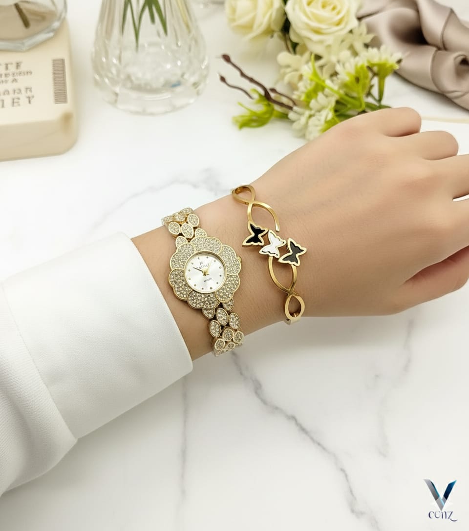 LADIES GIFT SET WATCH