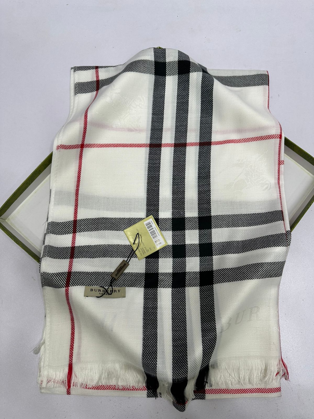 BURBERRY BRANDED SCARF