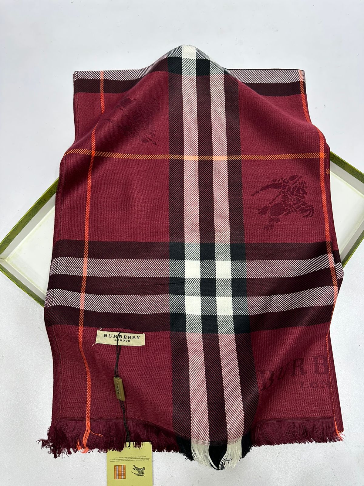 BURBERRY BRANDED SCARF